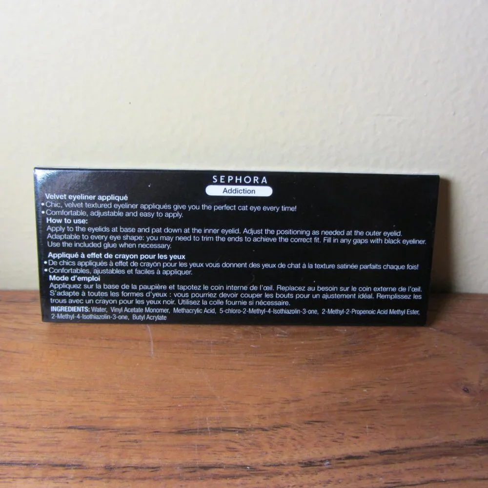 Buy2Get1 - sephora velvet eyeliner applique addiction - discontinued (c160)